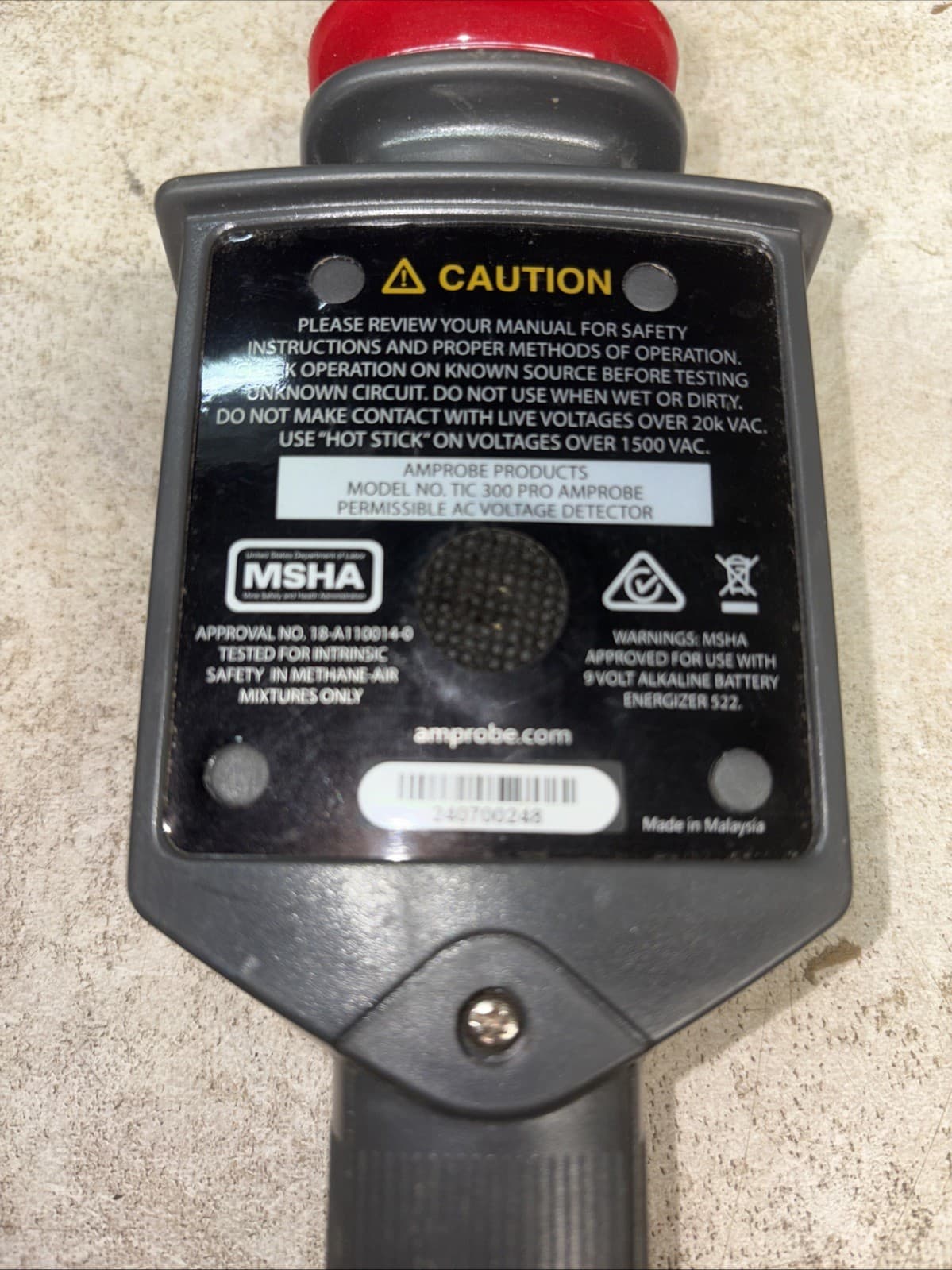 Amprobe TIC 300 PRO Voltect - Non-Contact Safe High Voltage Detector 4