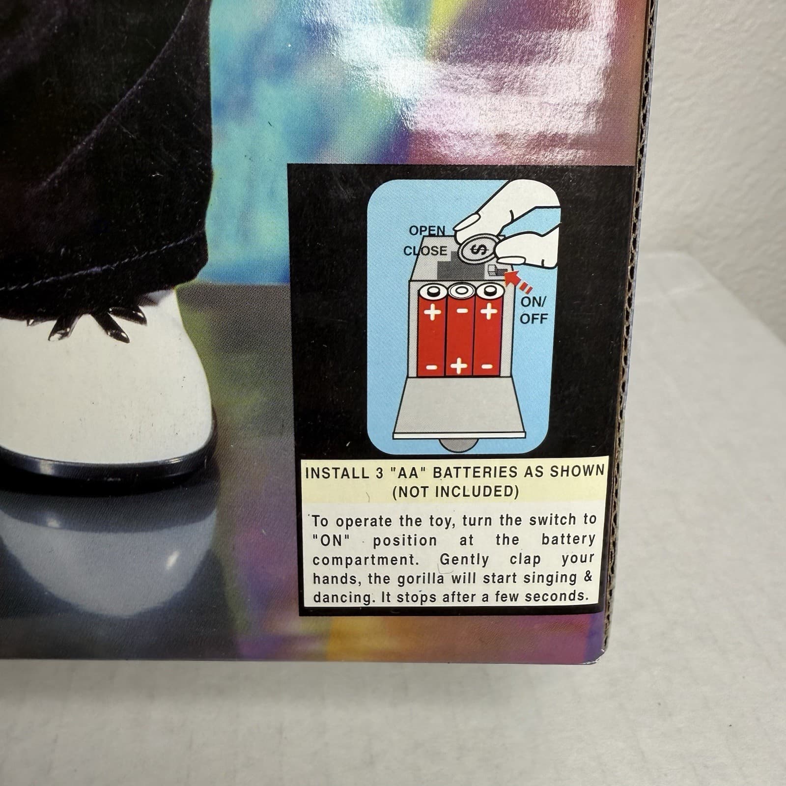 Vintage Rare Magogo Gorilla Dancer Singing Dancing Gorilla Toy Unused New in Box 5