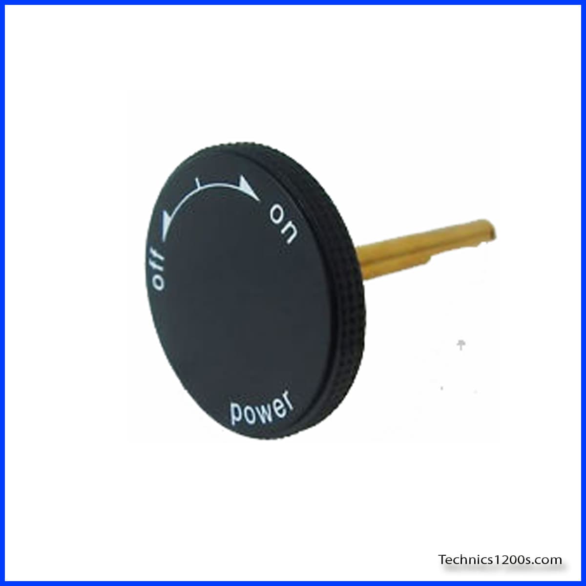 NEW TECHNICS SL 1200 1210 TURNTABLE POWER ON OFF KNOB MK2 Sub SFKT122-01E2 2