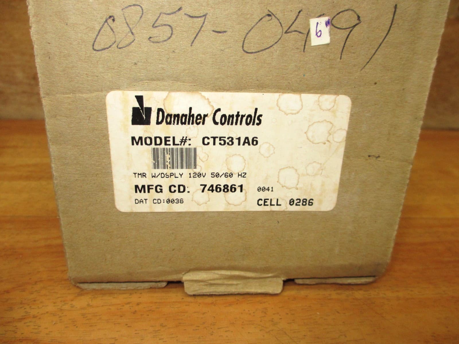 Eagle Signal CT531A6 *NEW* Timer w/ Display 120VAC Danaher Controls 2