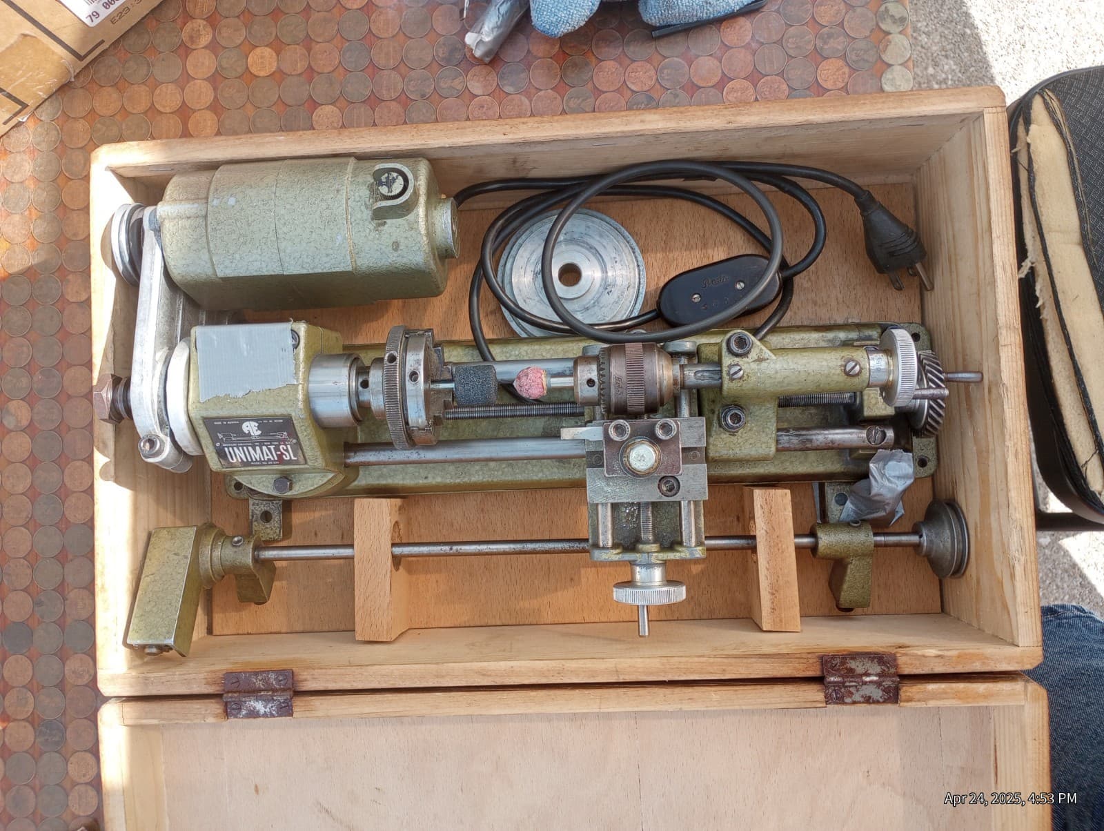 Unimat SL Model DB 200 Vintage Metal Lathe Mill 