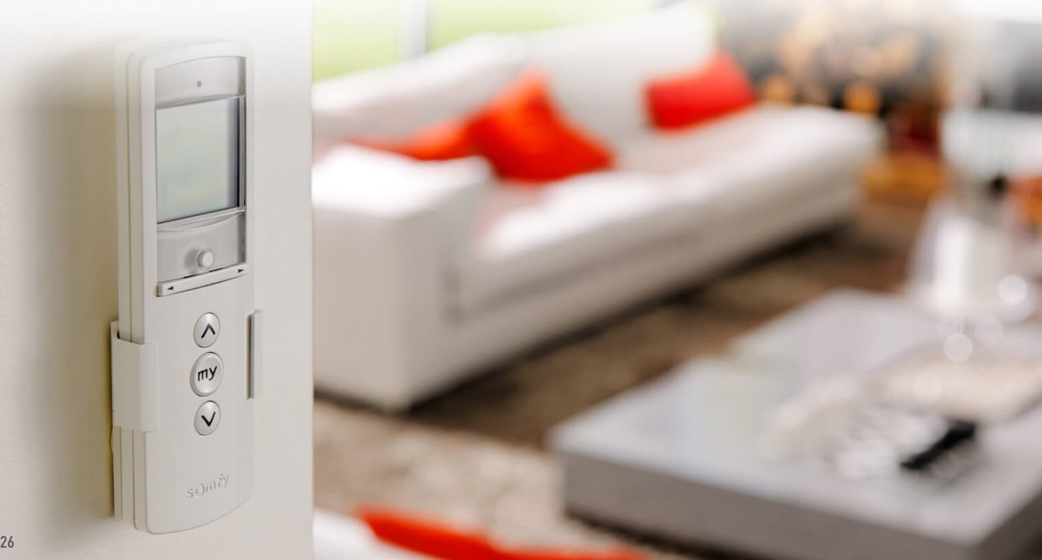 Somfy Telis 1 Chronis RTS Remote w/Timer & Display, White  #1805237 -OPEN BOX 3