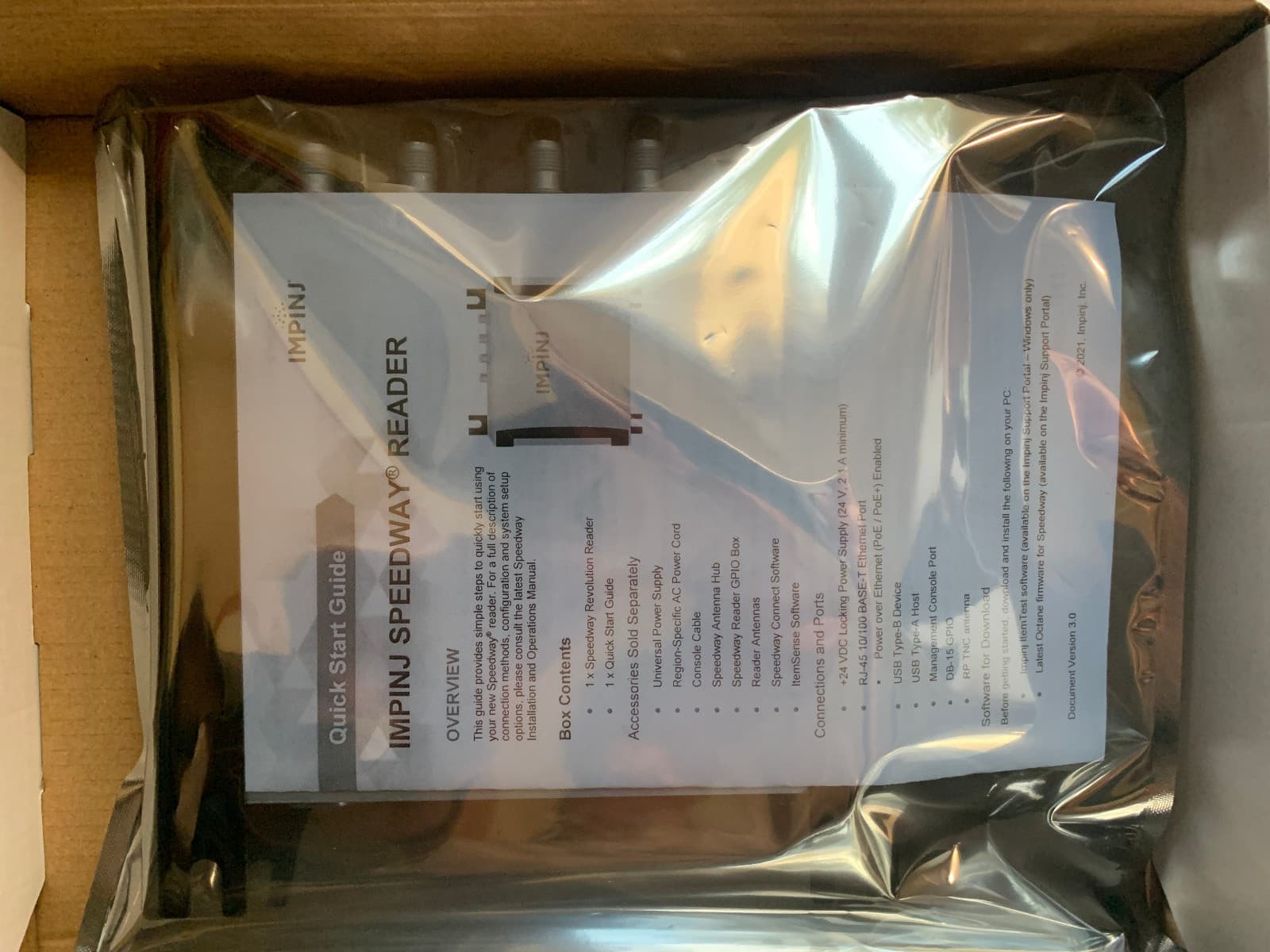 Impinj R420 Speedway Revolution UHF RFID Card Reader IPJ-REV-R420-USA1M – 4 Port 5