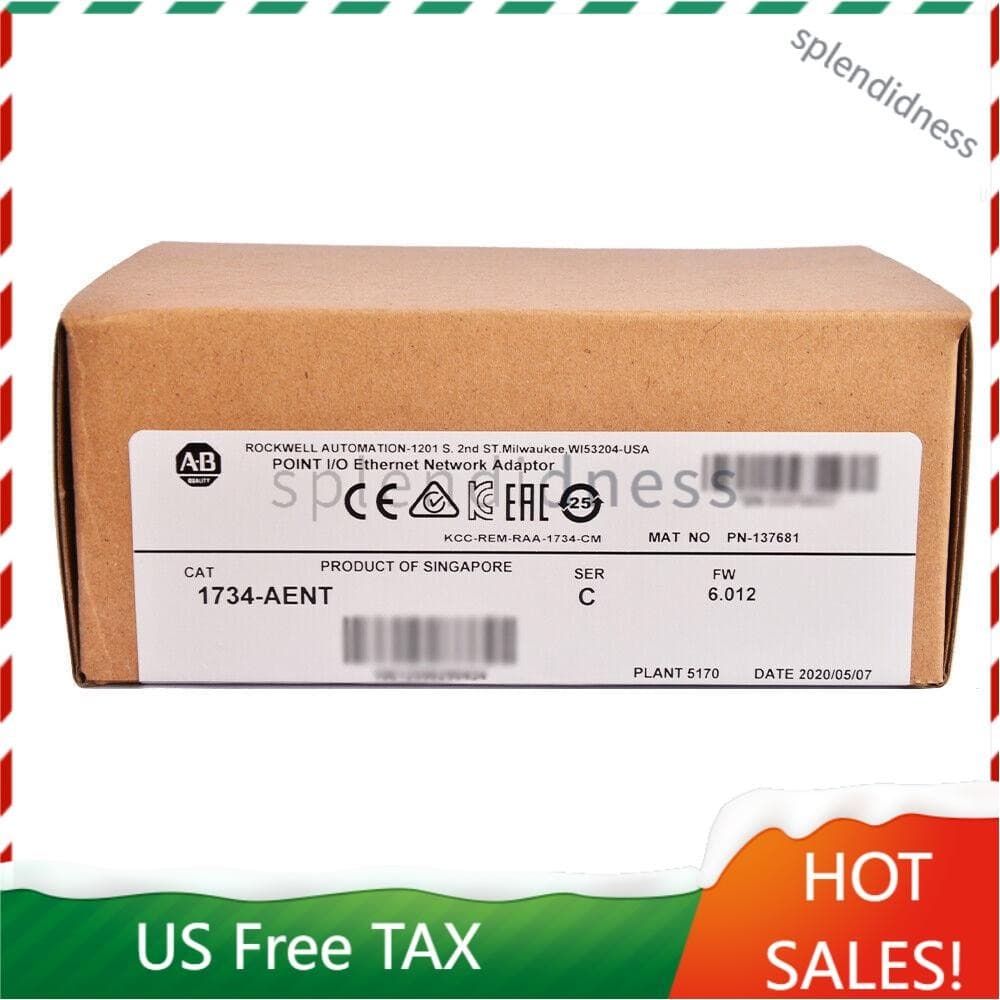 2023 New Sealed Allen-Bradley 1734-AENT SER C POINT I/O Ethernet Network Adaptor
