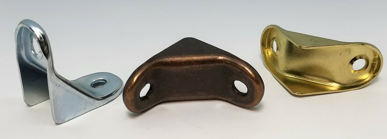 Straight 1x1 22 Gauge Steel Corner Brackets Antique Bronze Finish shelf chair 4