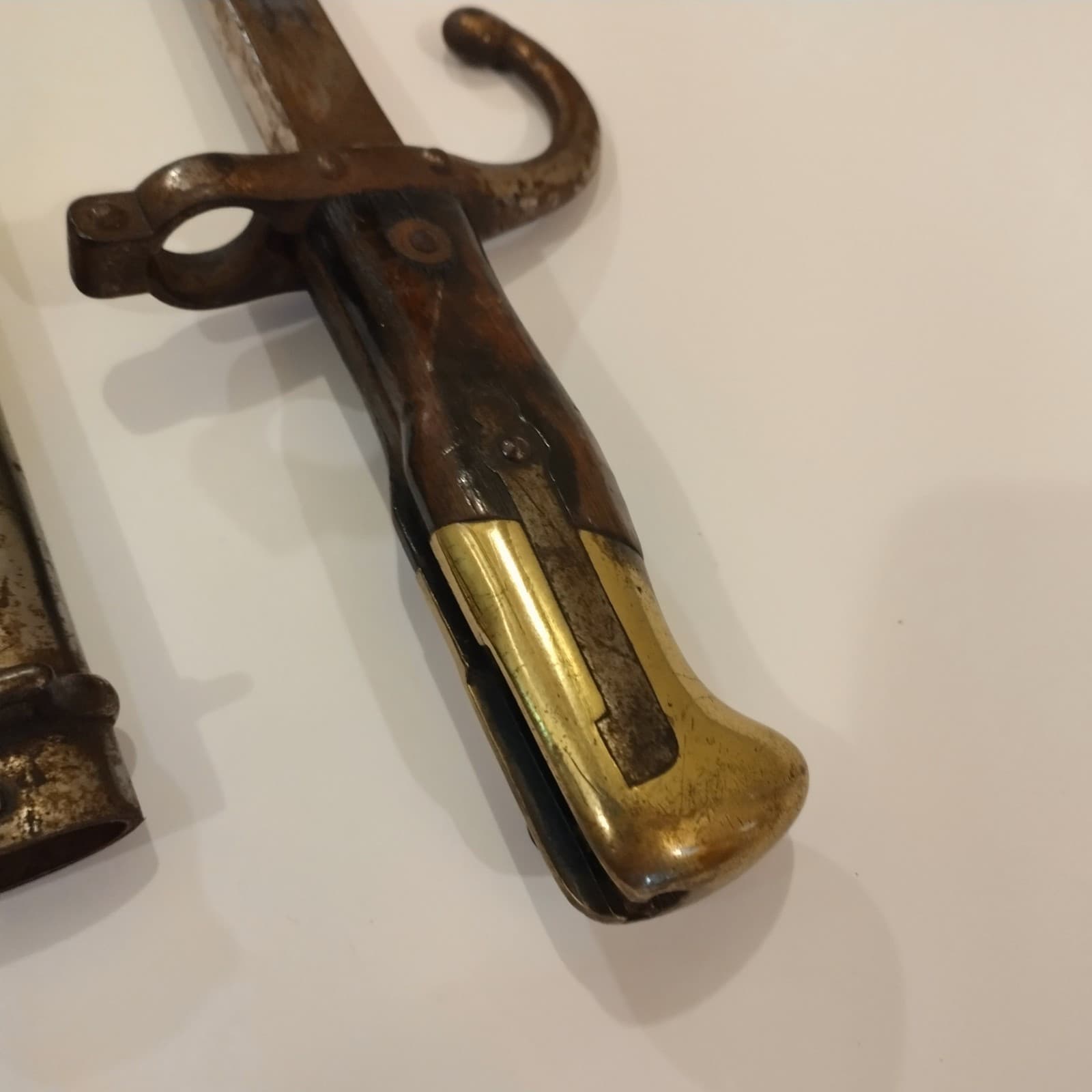 1800s bayonet, RARE, GLOBALLY BANNED -TRIANGULAR BLADE CAUSES UNTREATABLE WOUNDS 5