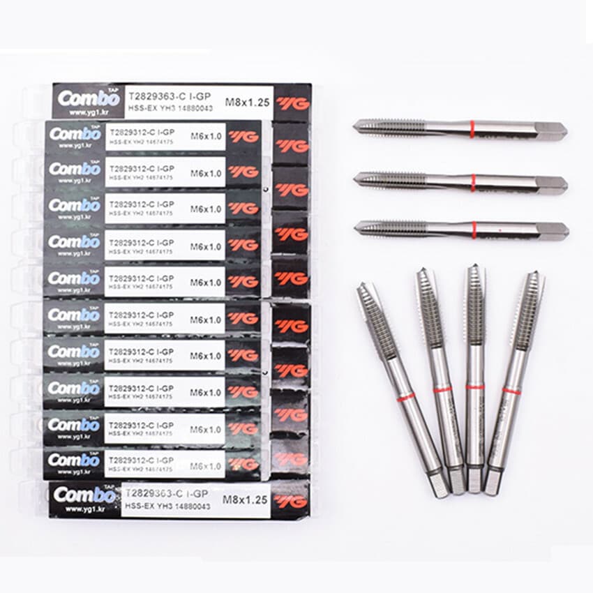 YG-1 Tap Tool NO.T2829  M6 x 1  HSS-EX YH2 accuracy 3 Flute L=62 Acme Tap 10Pcs 2
