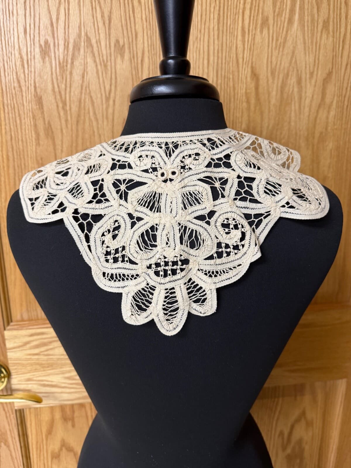 Huge Vtg Lot 49 Collars Crochet Handmade Lace Girls Children White Beige Black 6