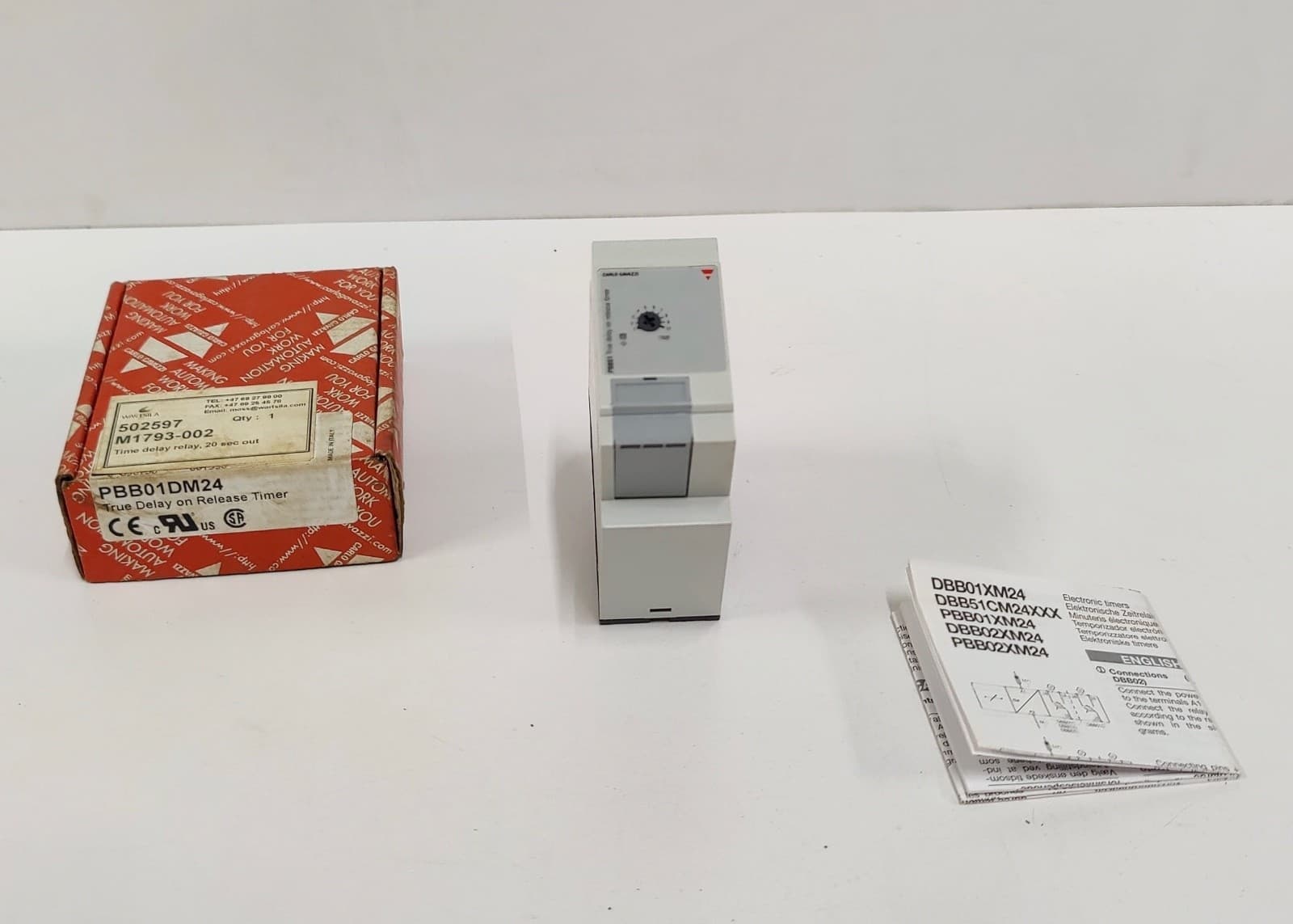 CARLO GAVAZZI PBB01DM24 TRUE DELAY ON RELEASE TIMER 2