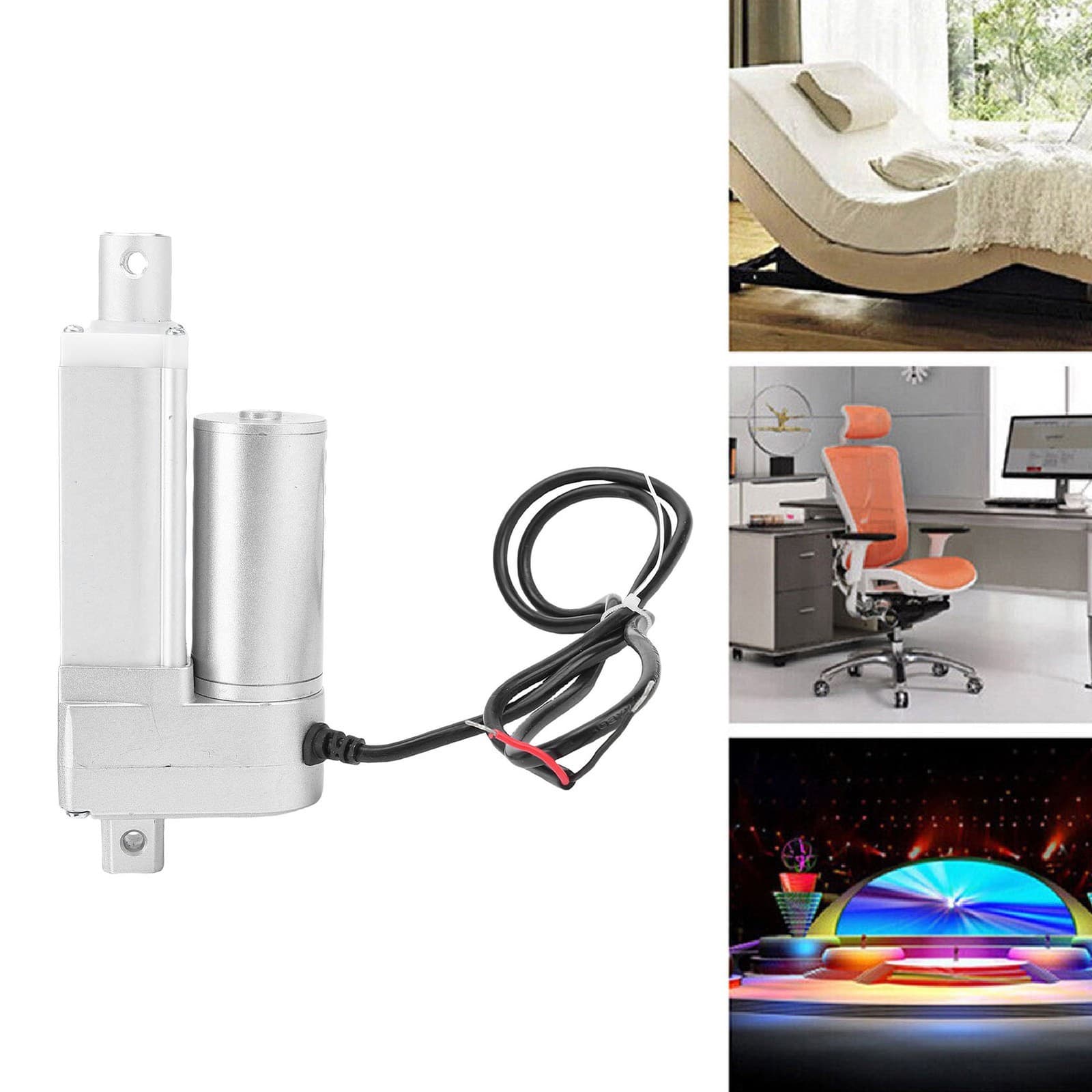 Linear Actuator Electric Motion Linear Actuator 1500N IP54 Water Proof 50mm 3