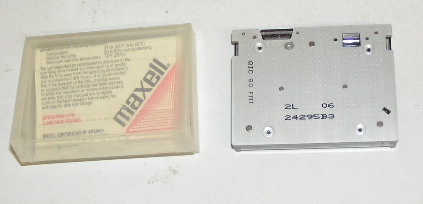 Maxell DC2120 QIC-80 mini data cartridge Mystery Tape 2