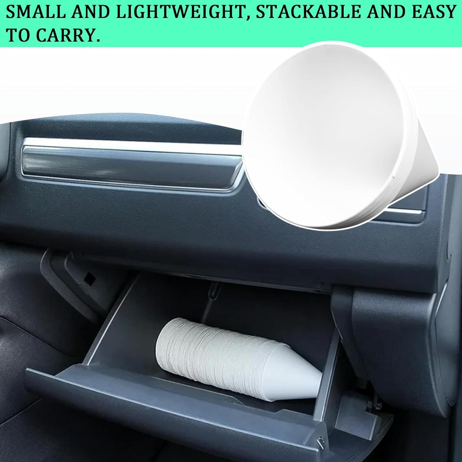 50PCS Paper Funnels for Motor Oil, 6Oz Disposable Engine Oil Funnel for Gas Chan 4