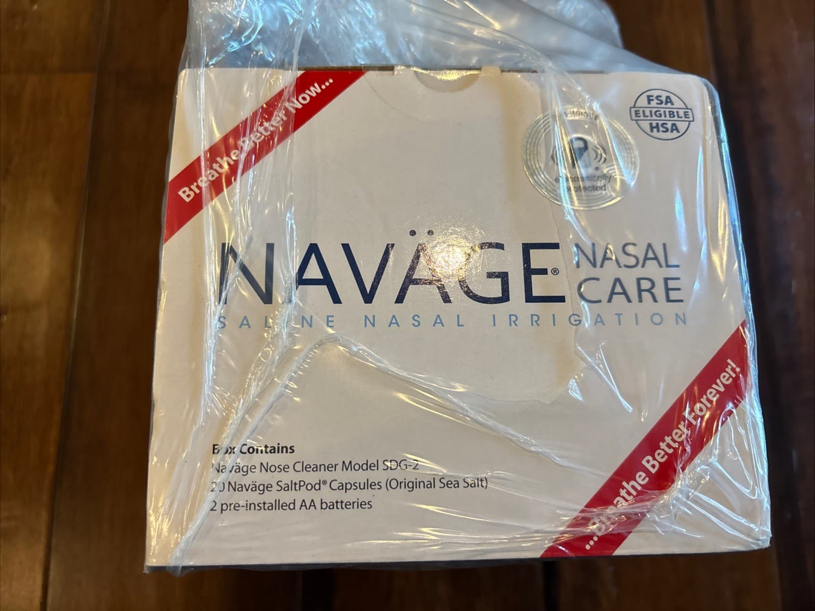 NAVAGE Nasal Care Essentials Bundle w/10 Bonus SaltPods & Triple-Tier Caddy *NEW 4