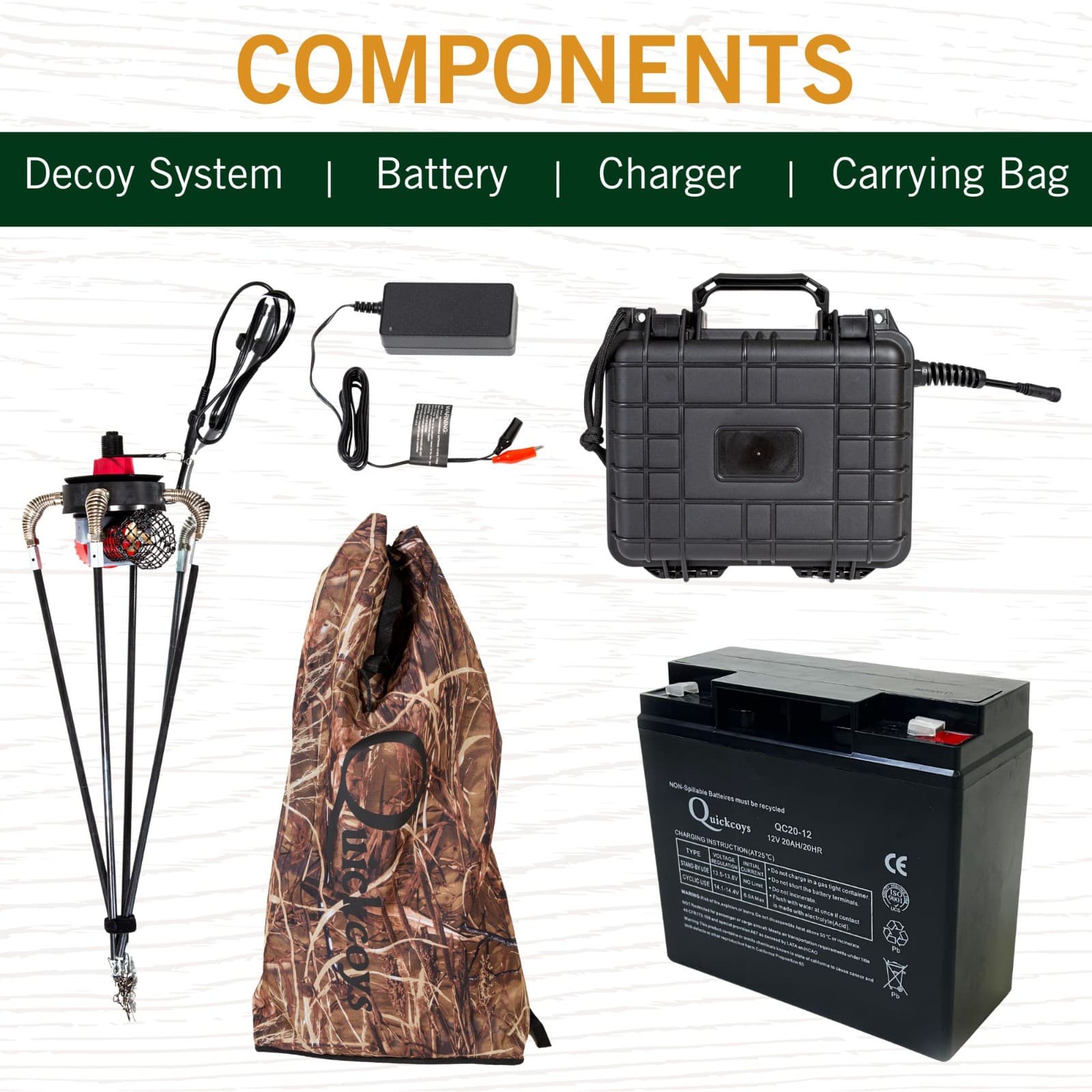 Quickcoys Motion Decoy System – Realistic Waterfowl Hunting Motion Setup 2