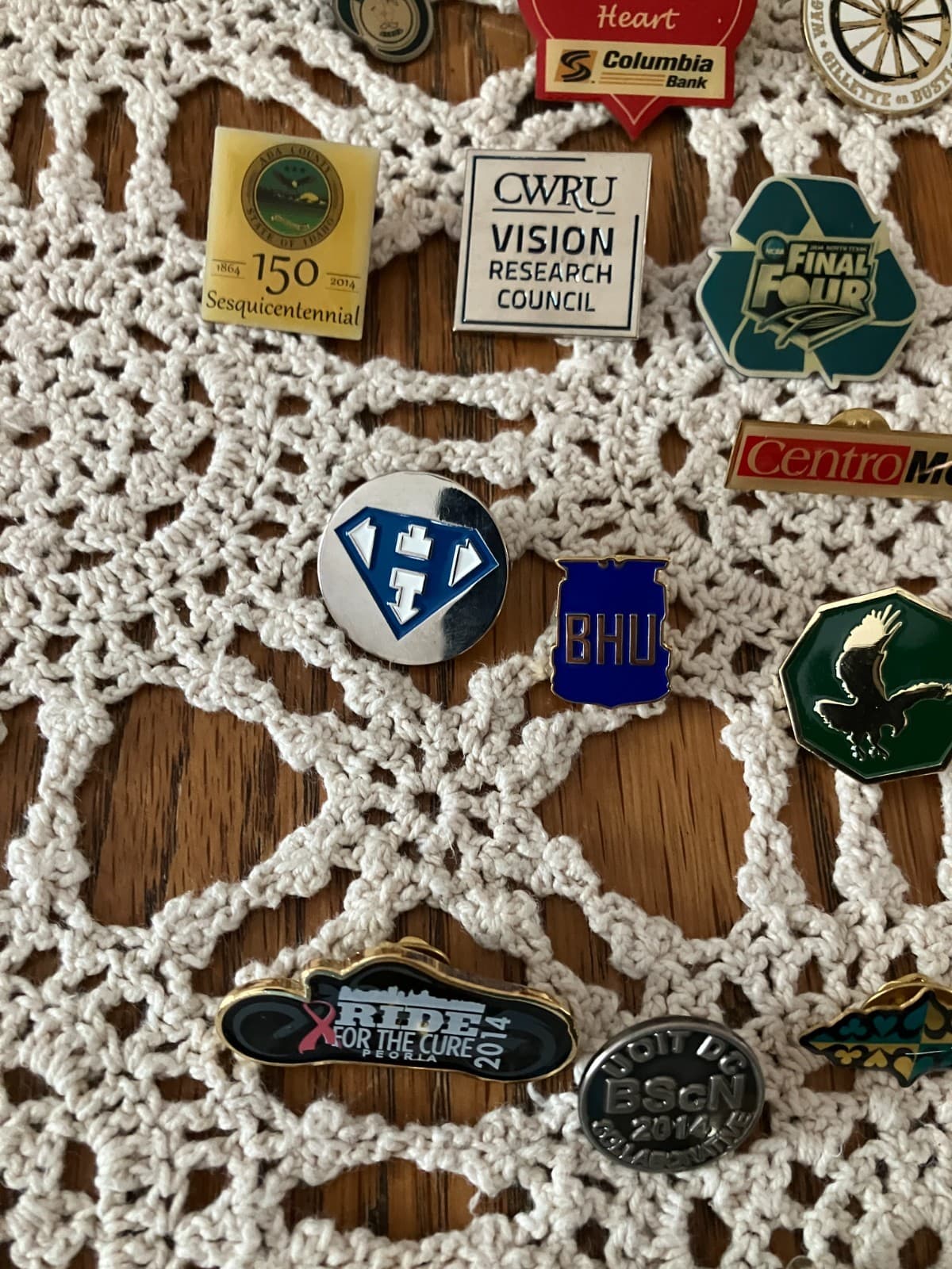 Lot of 50 Lapel Pins Mostly Modern Variety of Sizes and Colors 5