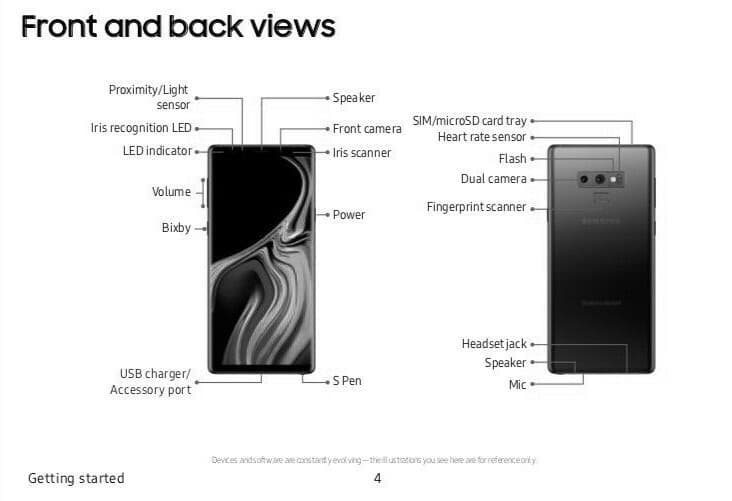 Samsung Galaxy Note 9 Note9 Verizon OWNER'S USER MANUAL 2