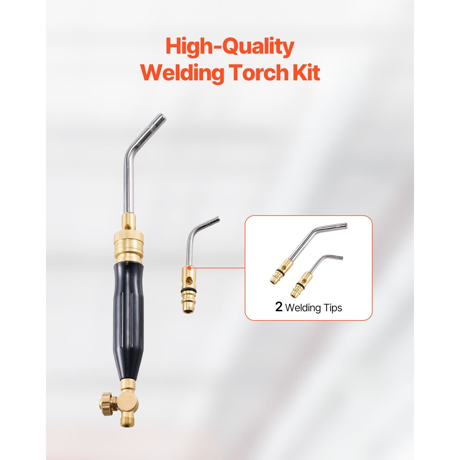 Uimoso Air Acetylene Torch Kit Gas Torch and Welding Kit W/ Hose Regulator Valve 3