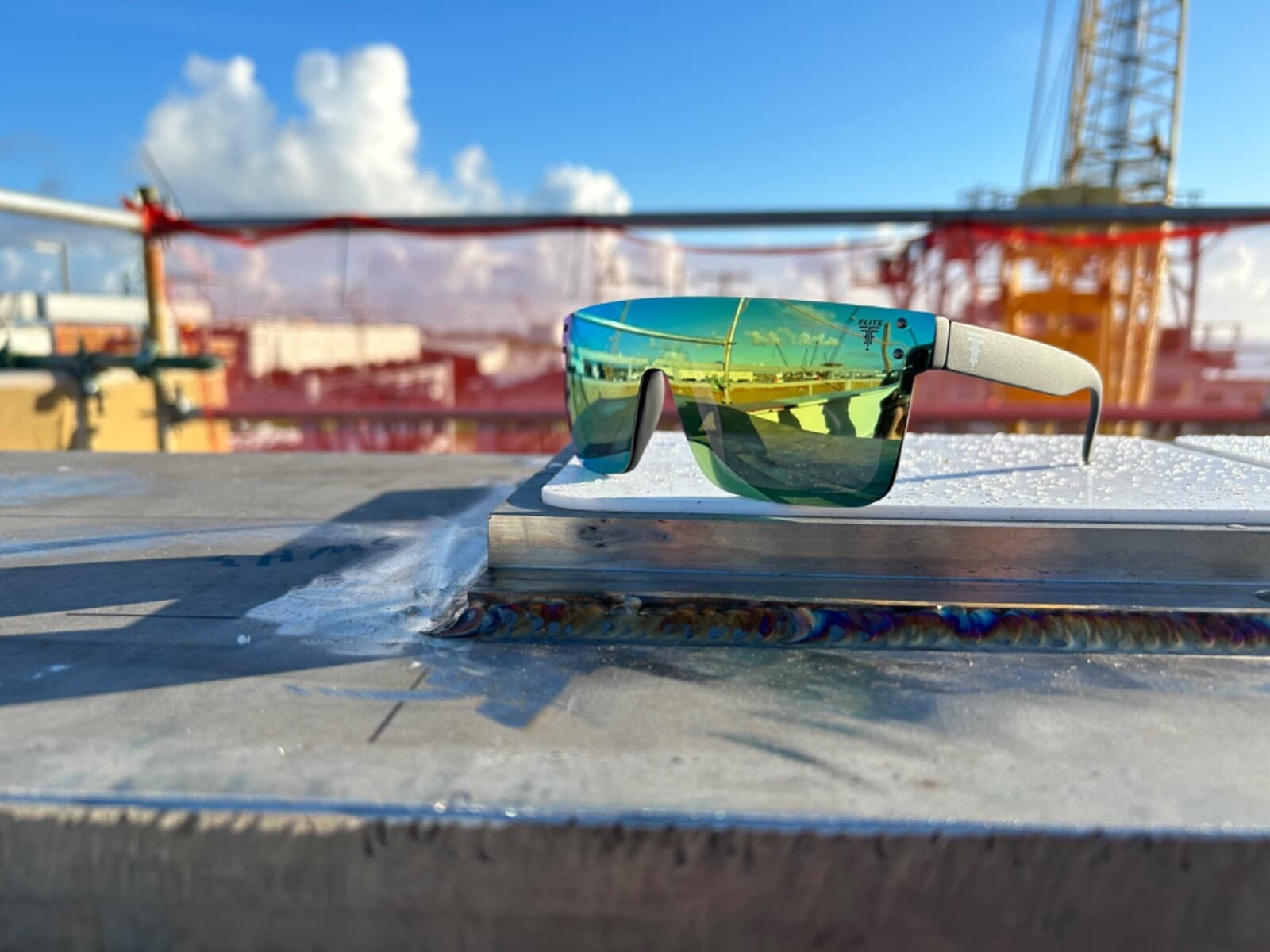 elite safety glasses ansi z87 polarized (Aqua) 2