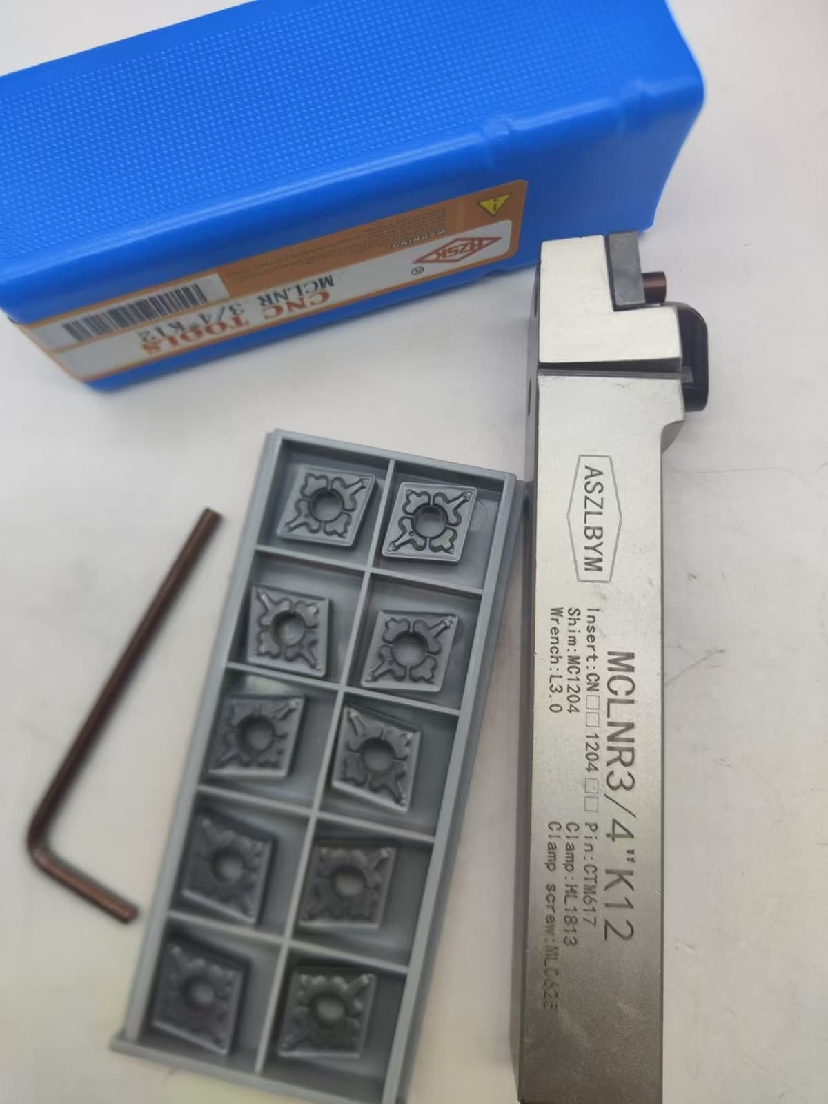 3/4"MCLNR lathe turning holder milling + CNMG12 Carbide Inserts-high quality 6