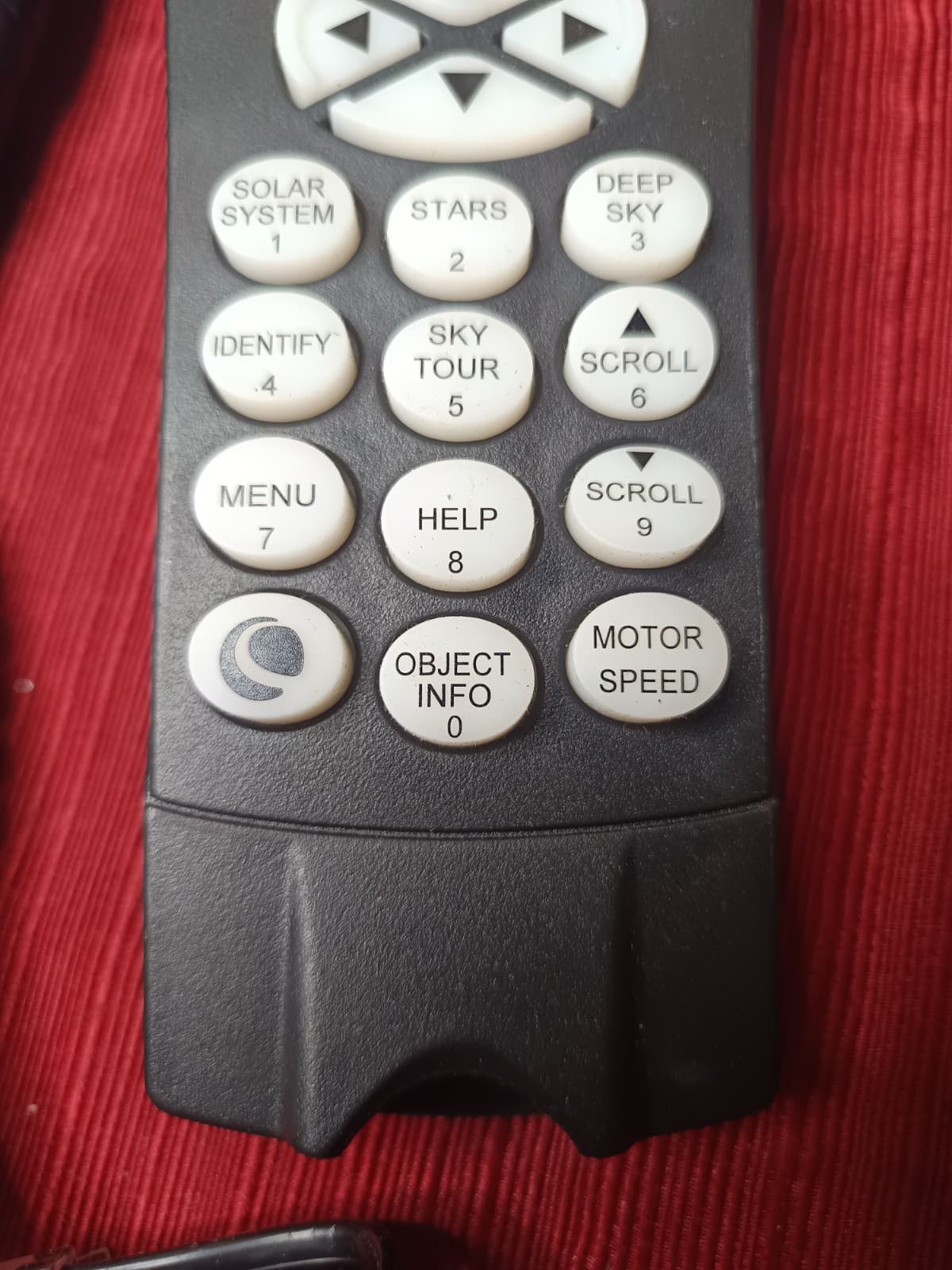 Celestron NexStar 130SLT Telescope Remote Control Dial Number Pad **UNTESTED** 3