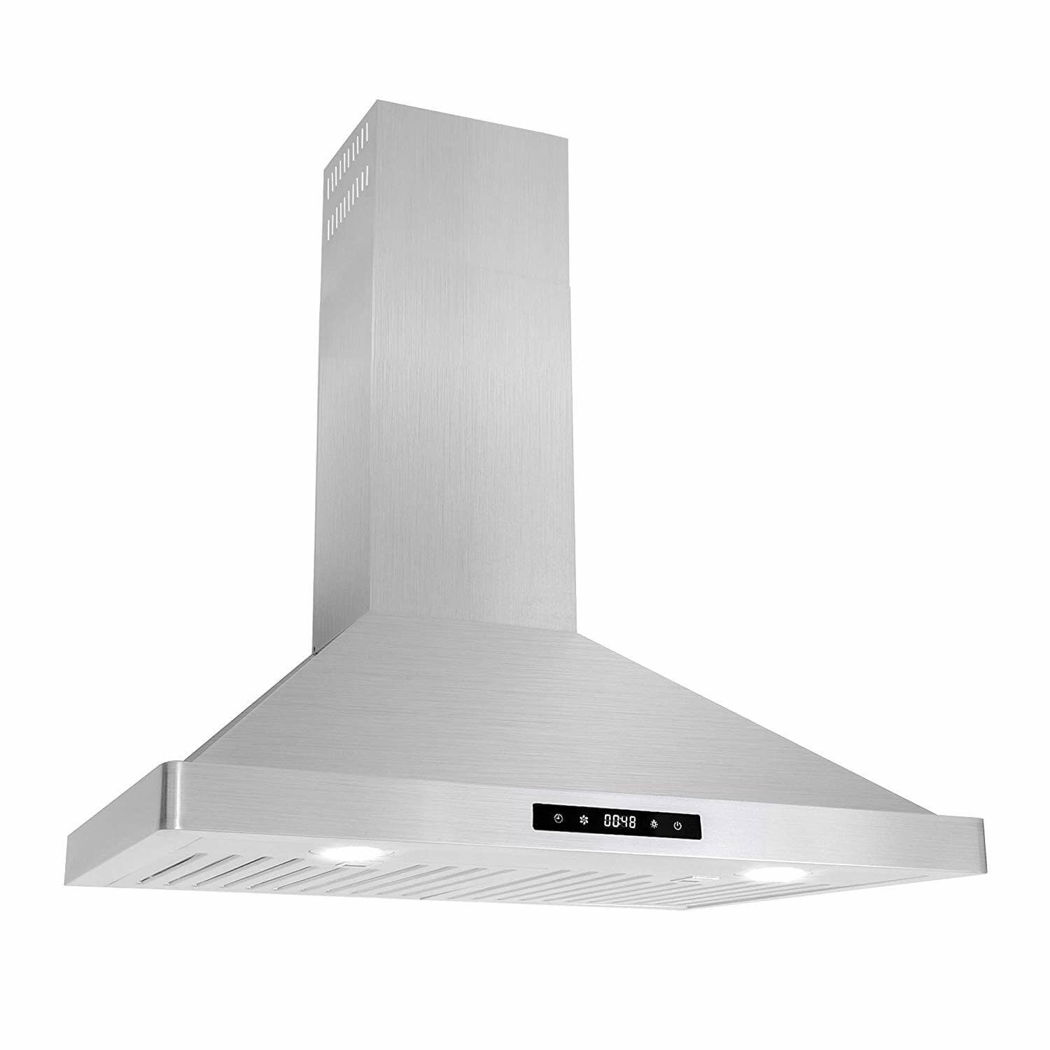 30 INCH WALL MOUNT VENT HOOD (OPEN BOX) STAINLESS STEEL, PERMANENT FILTERS, LED 5