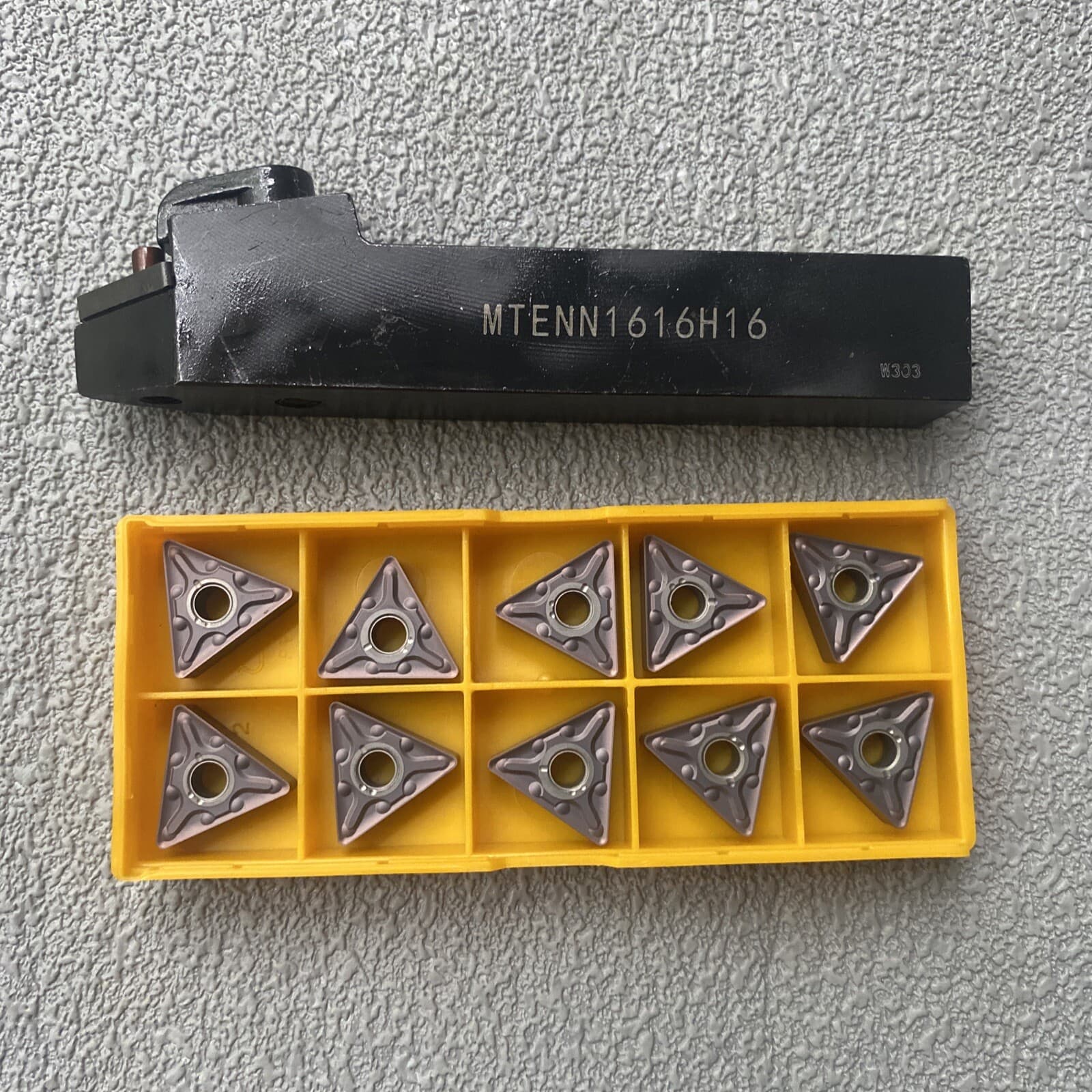 New Holder +  20pcs TNMG332 Carbide Inserts MTENN1616H16 Lathe Turning Tool 6