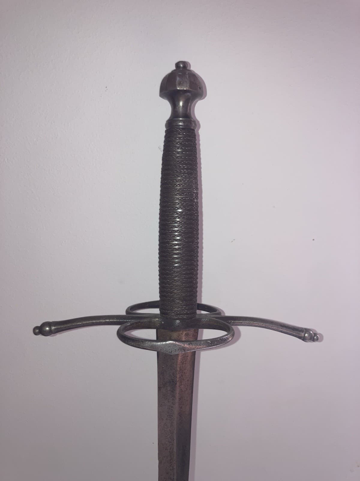 antique Fine German Or Italian Hand And Half Sword XVI Century Medieval Knight