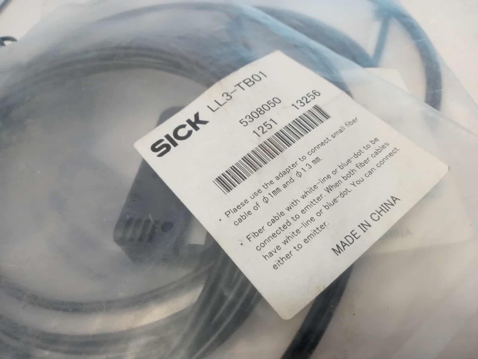 SICK LL3-TB01 Fiber-optic sensors: Fiber-optic cables Standard 0.5 mm 1)