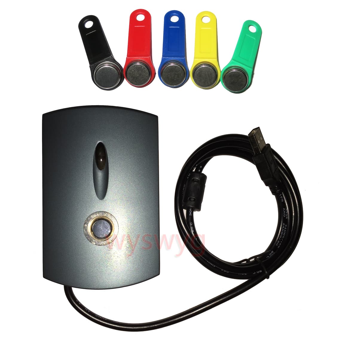 TM DS1990A-F5 1990A+F5 USB iButton / Dallas Key Reader Free 5 ibutton Tags