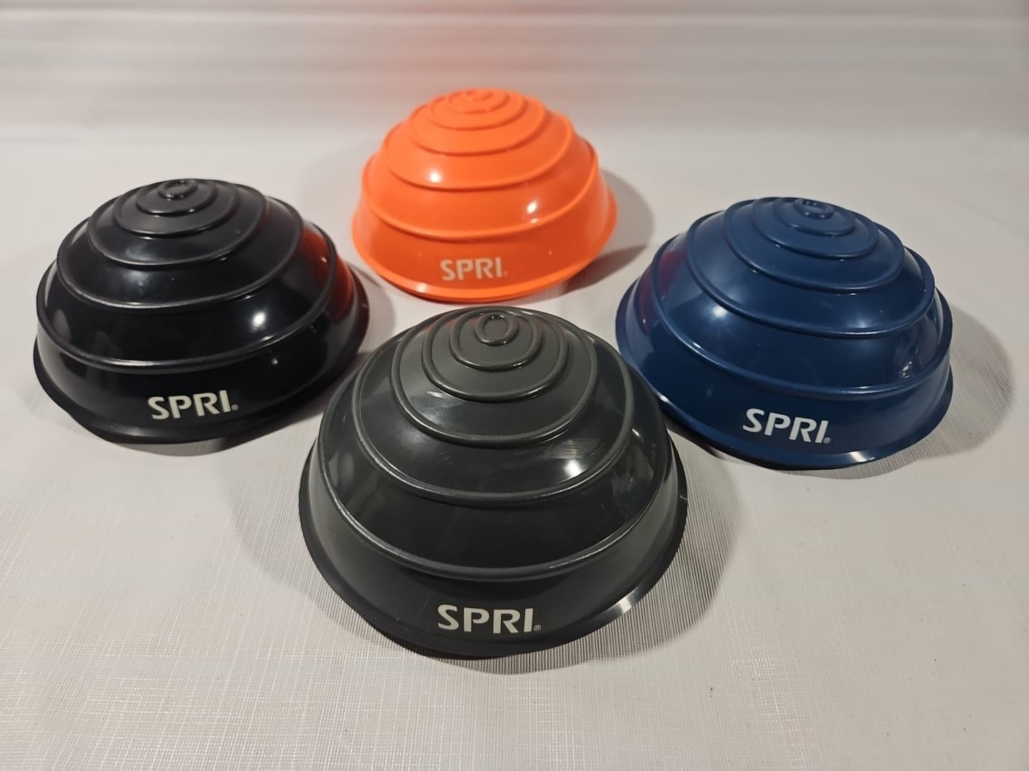Set of 4 SPRI 6.5" Diameter Balance Ball PODS Half Domes Yoga Strength Core