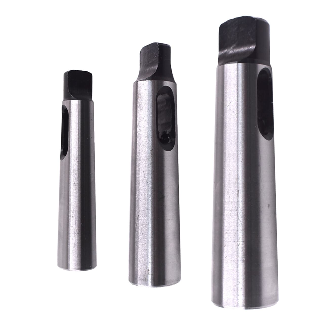 3pcs MT1 to MT2 MT2 to MT3 MT3 to MT4 Morse Taper Adapter Reducing Drill Sleeve 3