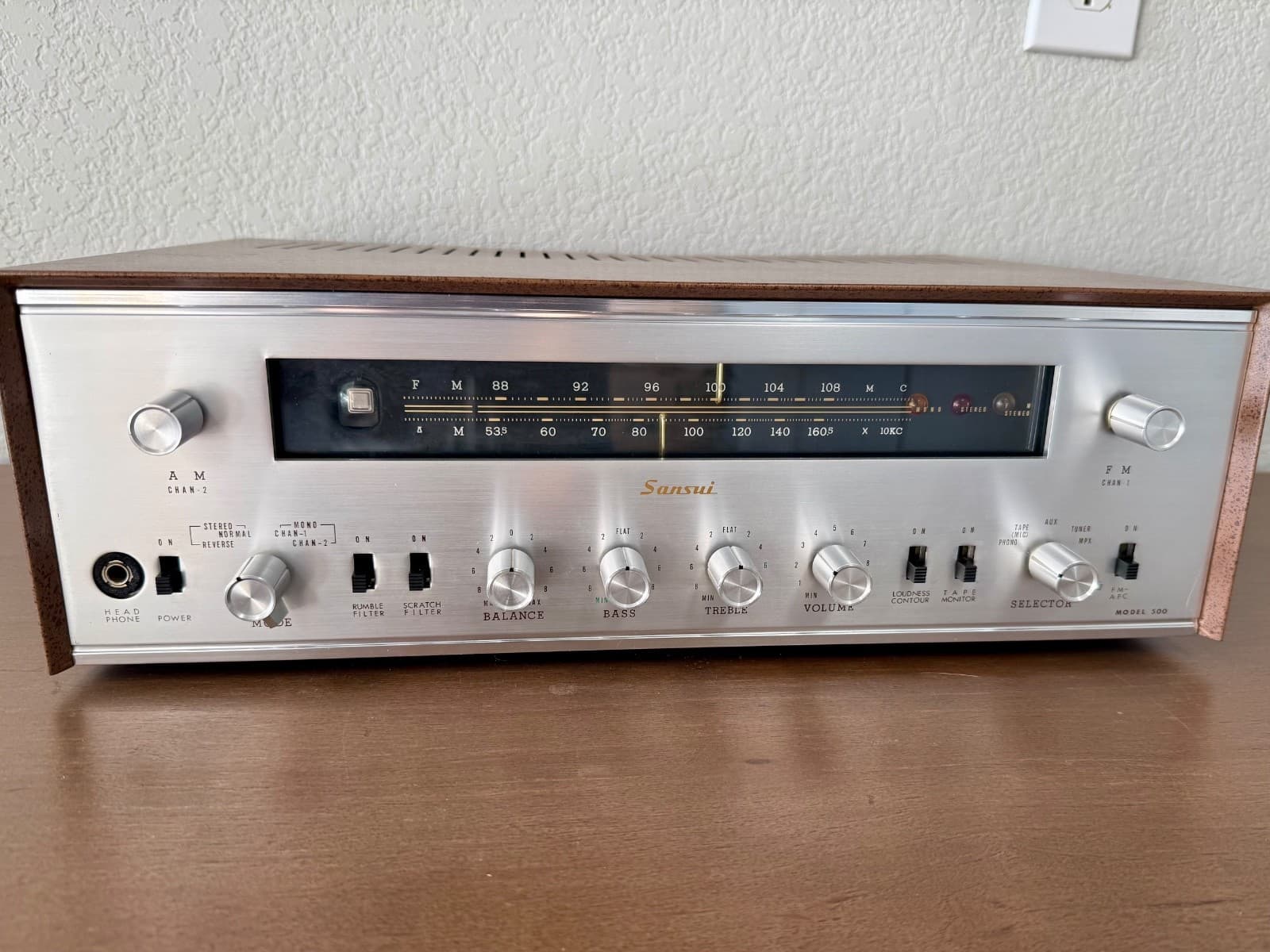 Sansui 500 Tube Receiver N Mint / Mostly Restored 2