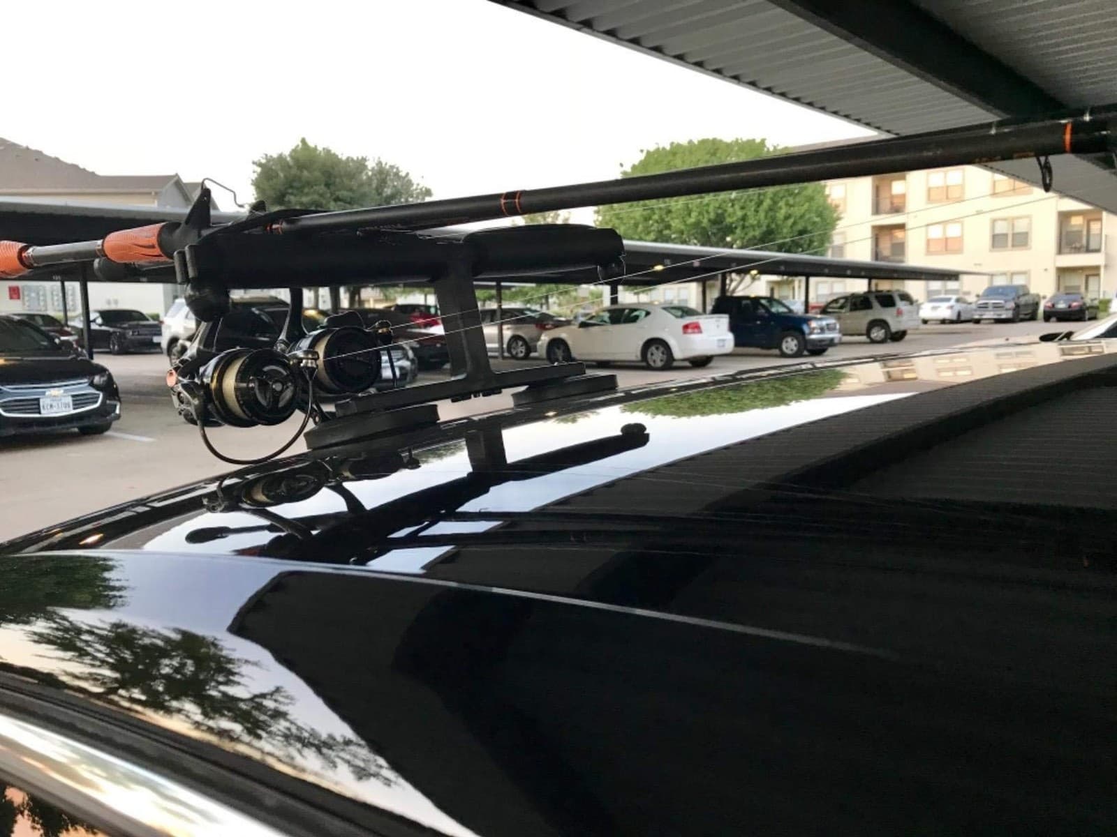 Magnetic Fishing Rod Racks for Vehicle (Truck or SUV) with Ferrous Metal Hood... 6