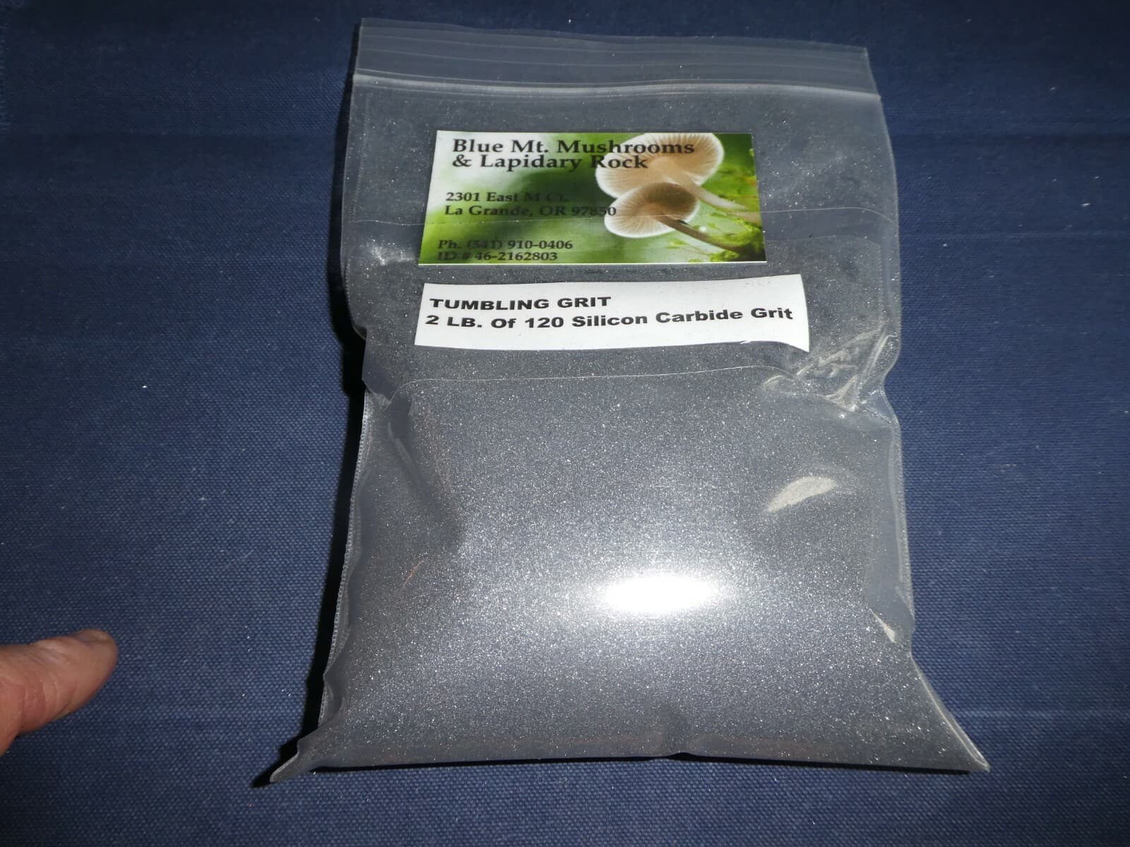 Rock Tumbling Grit -2 pounds of 120 Silicon Carbide