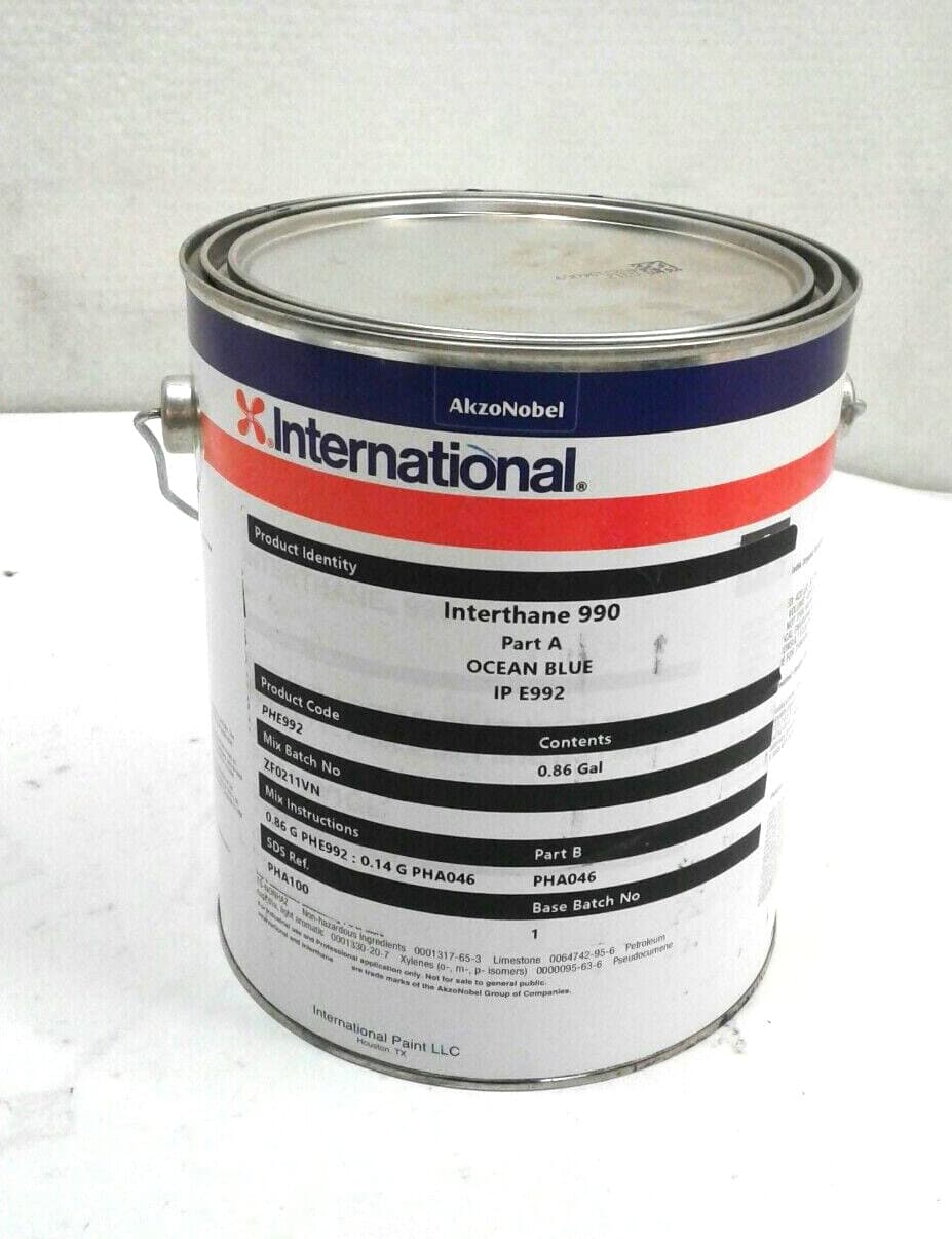 AknoNobel International PHE992 Interthane 990 Part A Ocean Blue IP E992 0.86 Gal 3