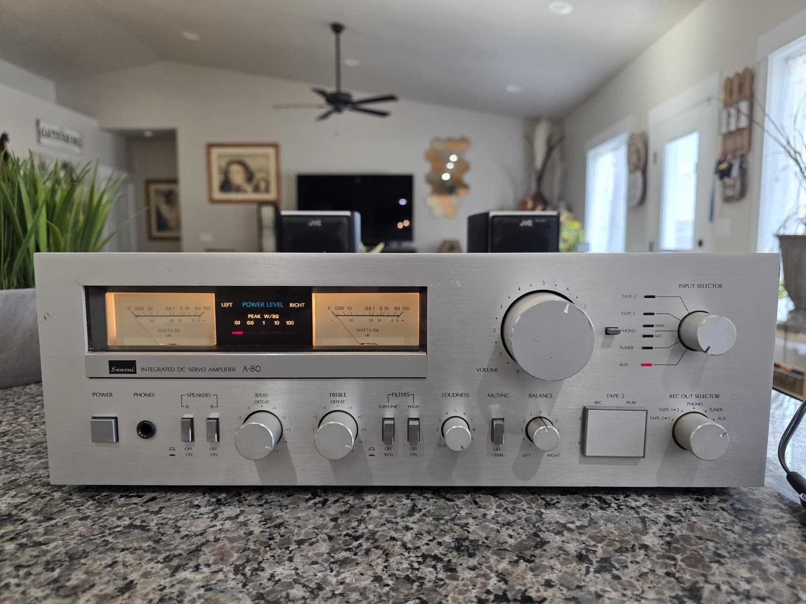 Sansui A-80 Integrated Amplifier Please Read - Parts Only As-is Repair! 