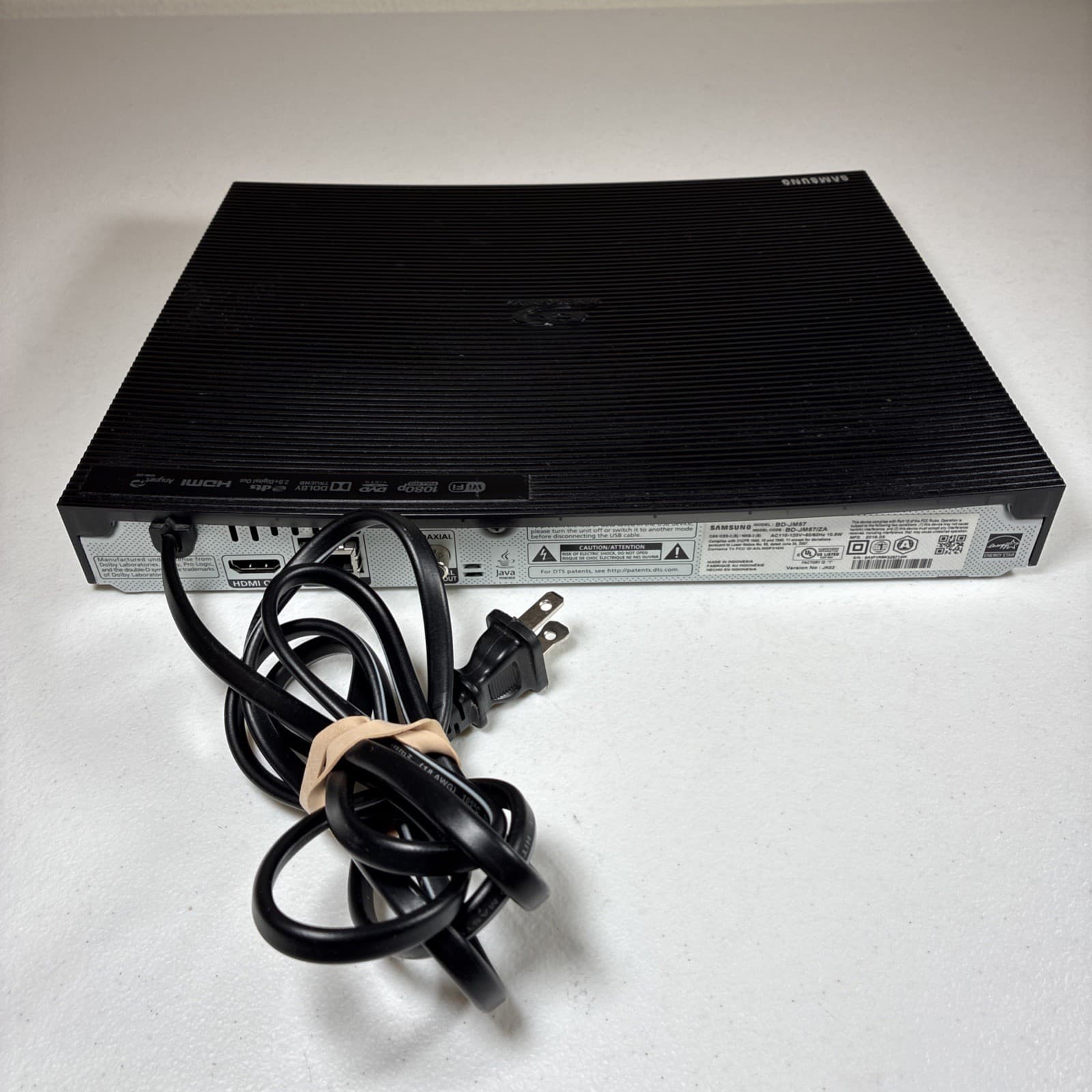 Samsung Smart Blu-Ray & DVD Player With WiFi Streaming - Black BD-JM57C 6