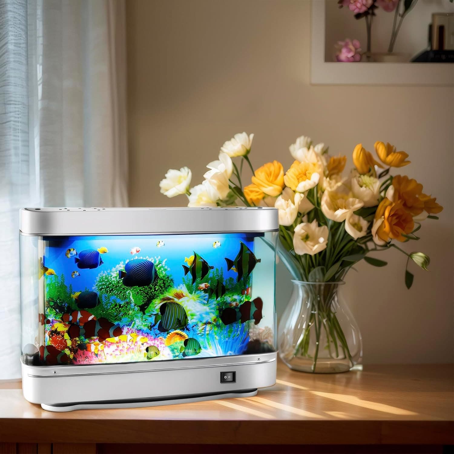 Artificial Tropical Fish Decorative Moving Aquarium Lamp - Virtual Ocean Motion. 6