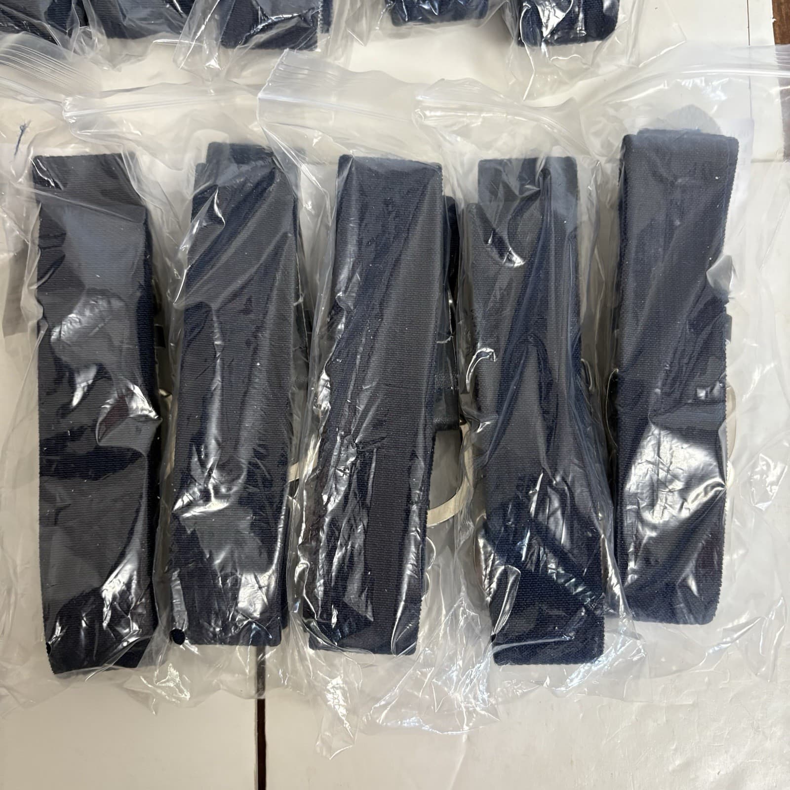 Lot Of 10 Epic #E126941 Youth Navy Blue Baseball Belt With Leather Tab New 6