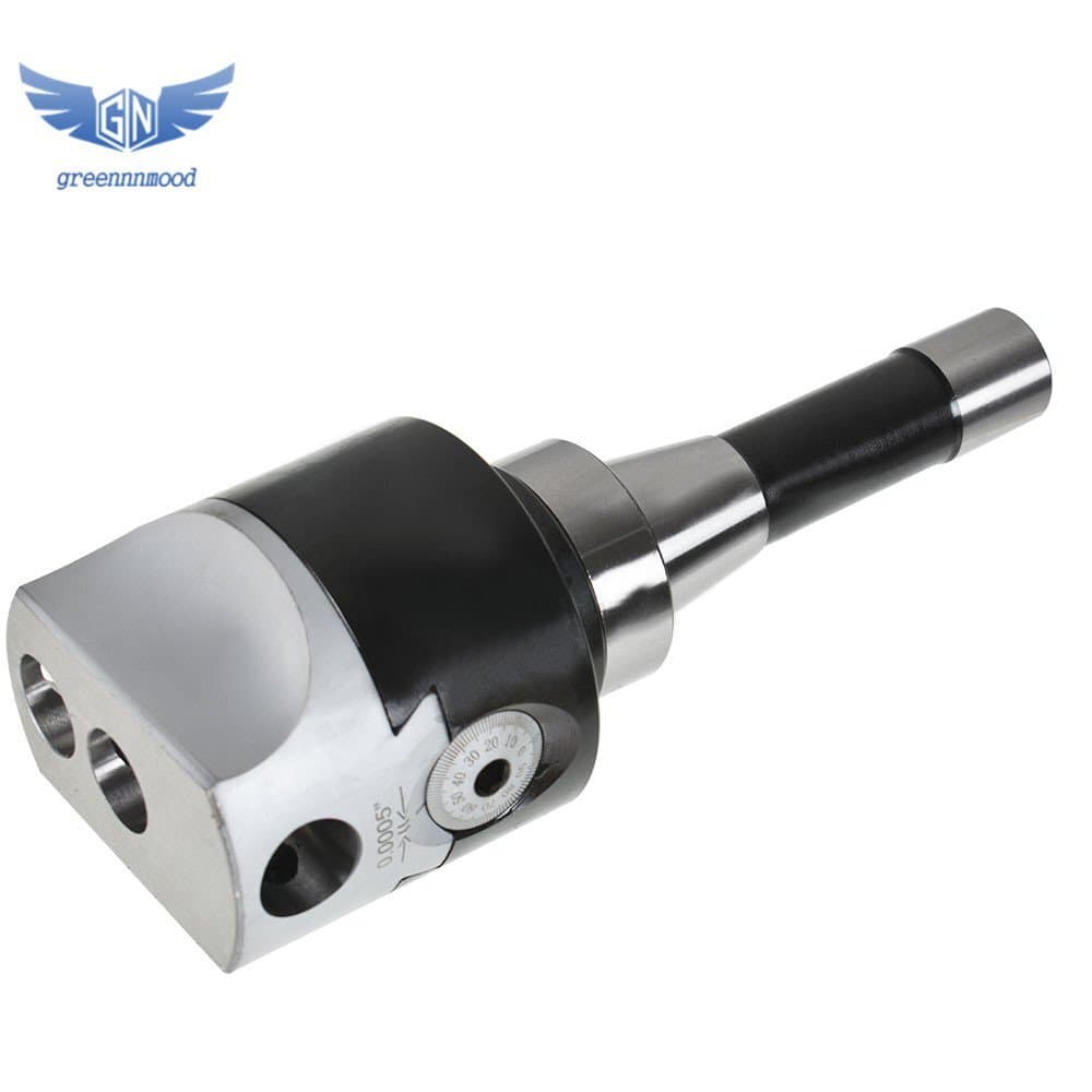 3" Boring Head With R8 Shank and 12Pcs 3/4" Carbide Boring Bar Set For Milling 6