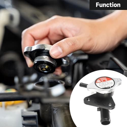 Engine Radiator Filler Neck with Sealed Cap Upper Radiator Coolant Filler Neck  6