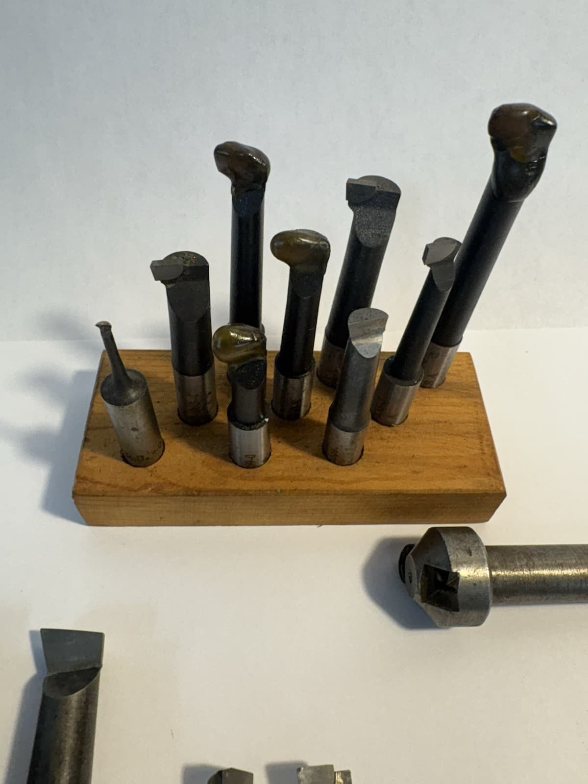 Lot Miscellaneous Boring Bars Carbide HSS 3/8 to 3/4 Shank Various Sizes 2