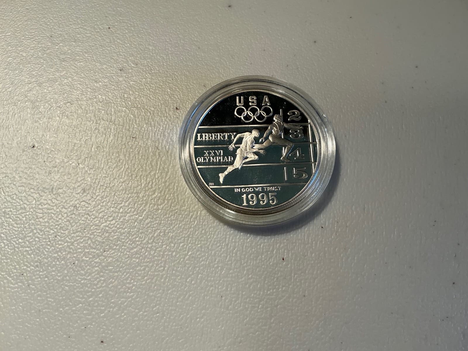 1995 - 1996 U.S. Olympic Eight Coin Silver Dollar Proof Set w/ COA and OGP 6