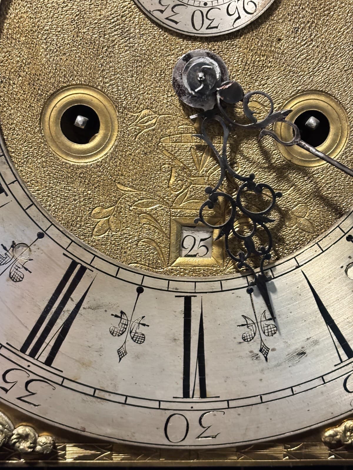 Tall Grandfather Clock George Voyce Monmouth Wales Antique 1700s Chinoiserie 6