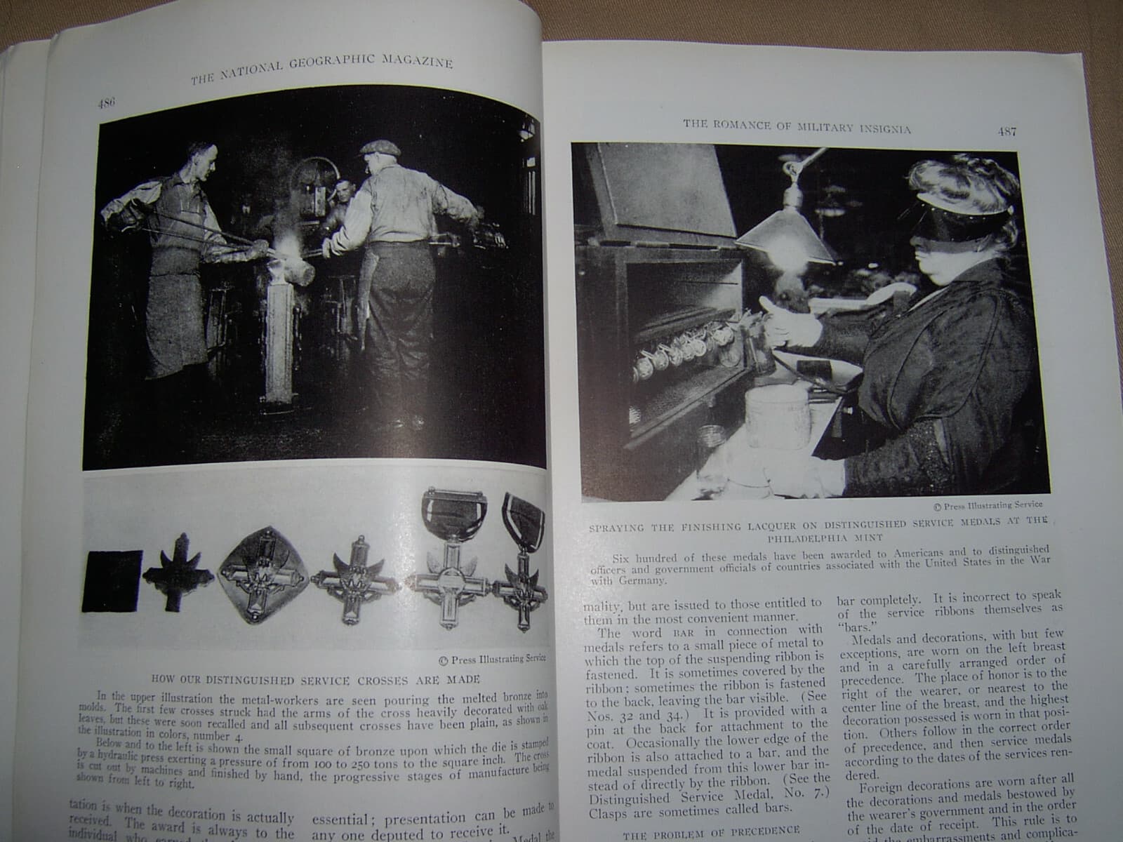 102 year old Dec 1919 Nat Geo insignia issue 6