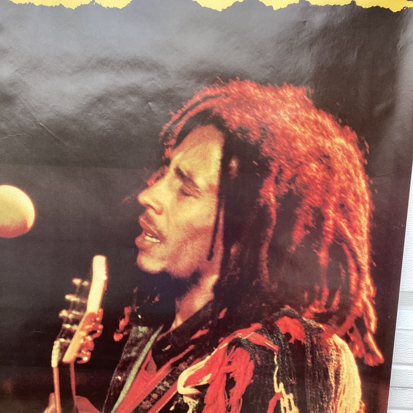 Vintage 1988 Bob Marley Positive Vibration Large Door Poster BL180 Reggae 26x75" 5