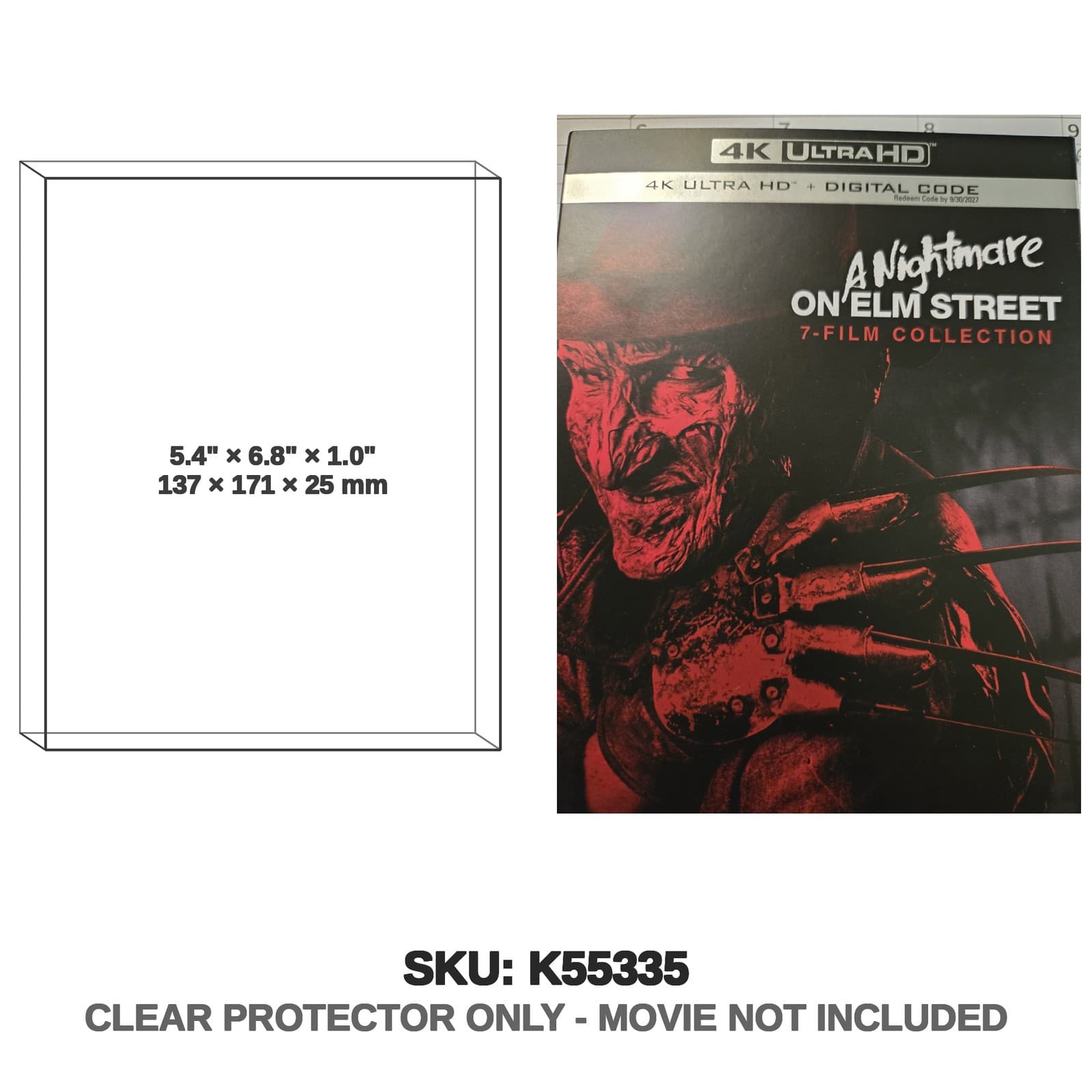 Protector For Nightmare on Elm Street 7 Movie Collection
