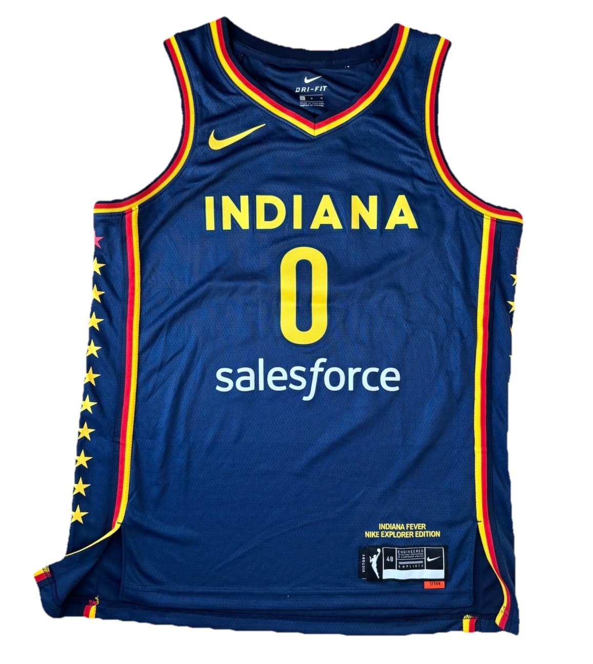 Kelsey Mitchell Signed Autographed WNBA Indiana Fever #0 Jersey PSA/DNA AUTO 4