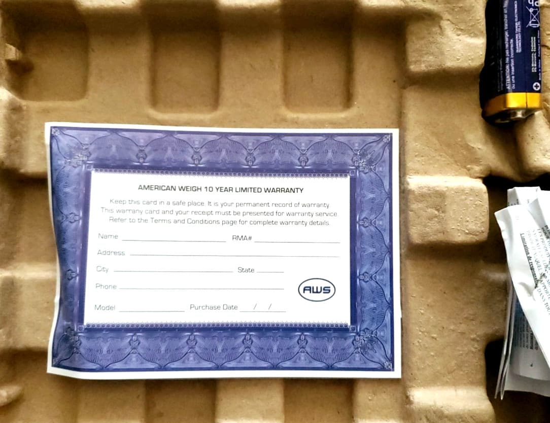 AWS Bench digital scale 2000g NEW 5