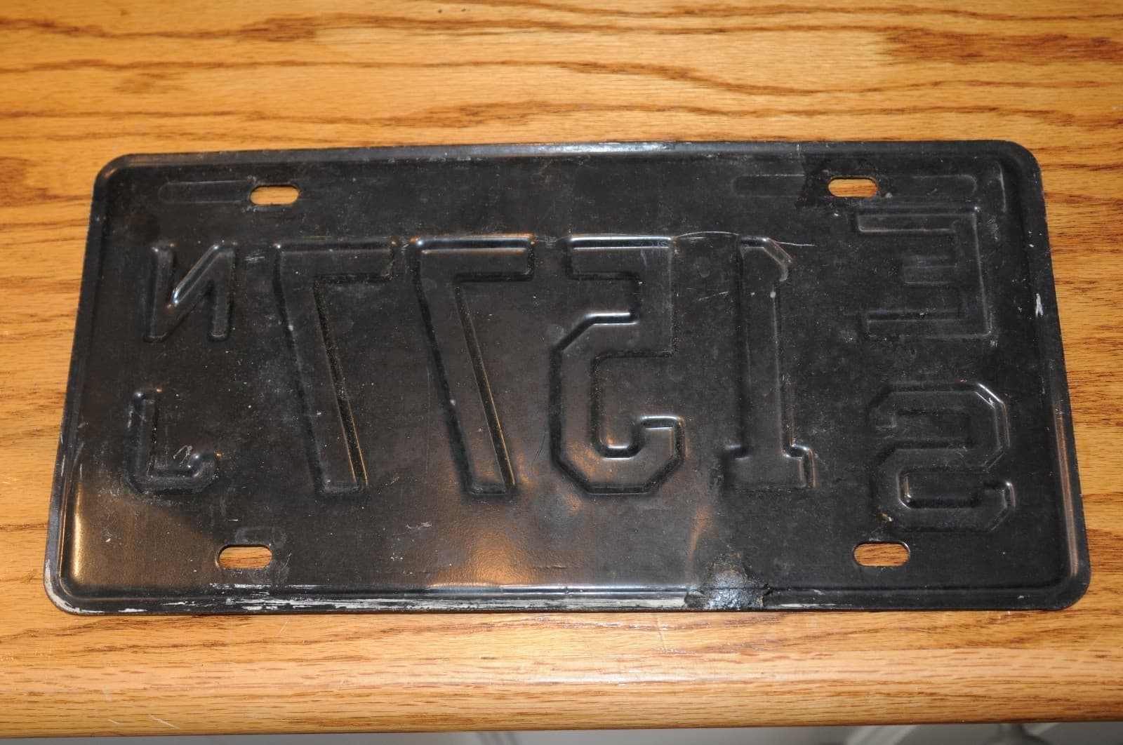 Old New Jersey N.J.  License Plate ES-1577 Transportation Automobile Old Tag**** 2